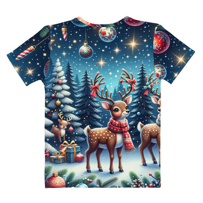 Whimsical Winter Wear Women's Crew Neck T-Shirt