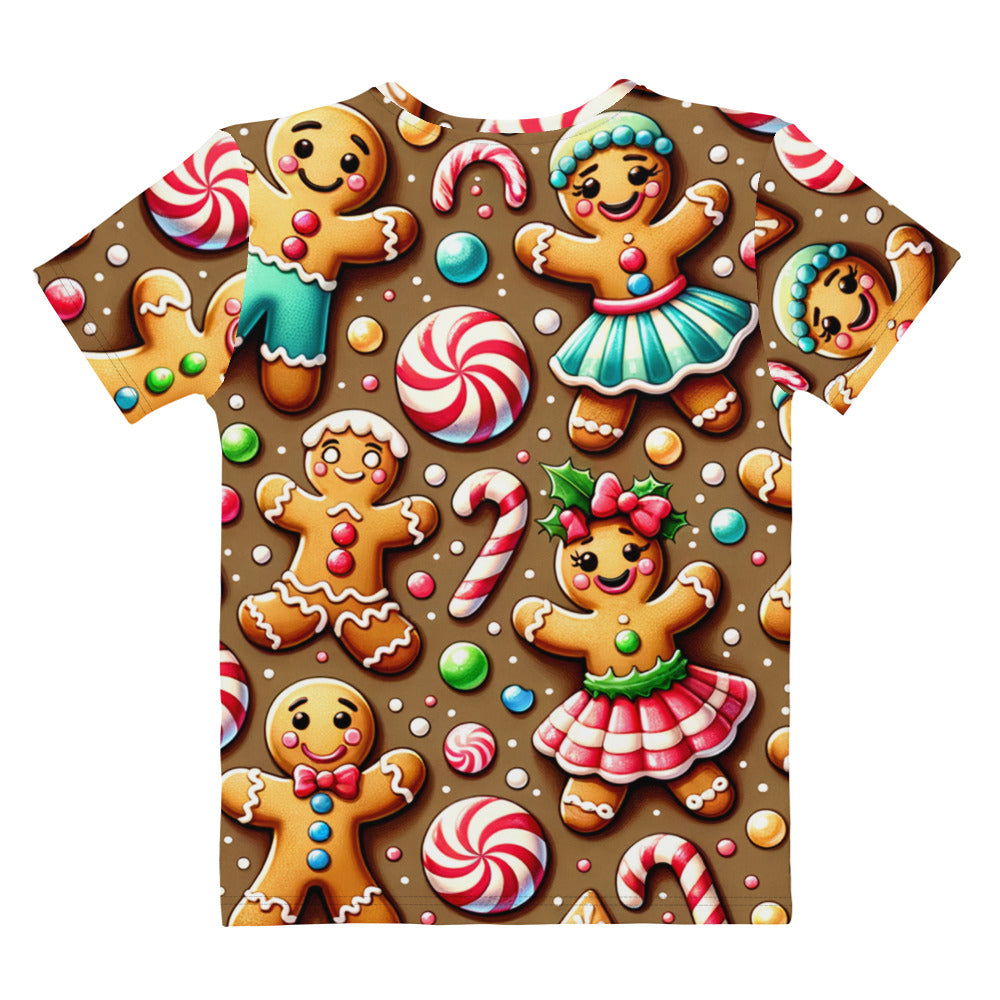 Whimsical Winter Wear Women's Crew Neck T-Shirt