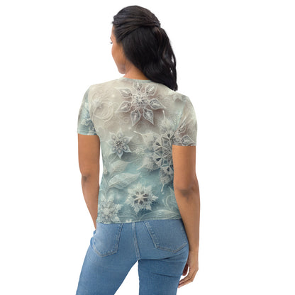 Whimsical Winter Wear Women's Crew Neck T-Shirt