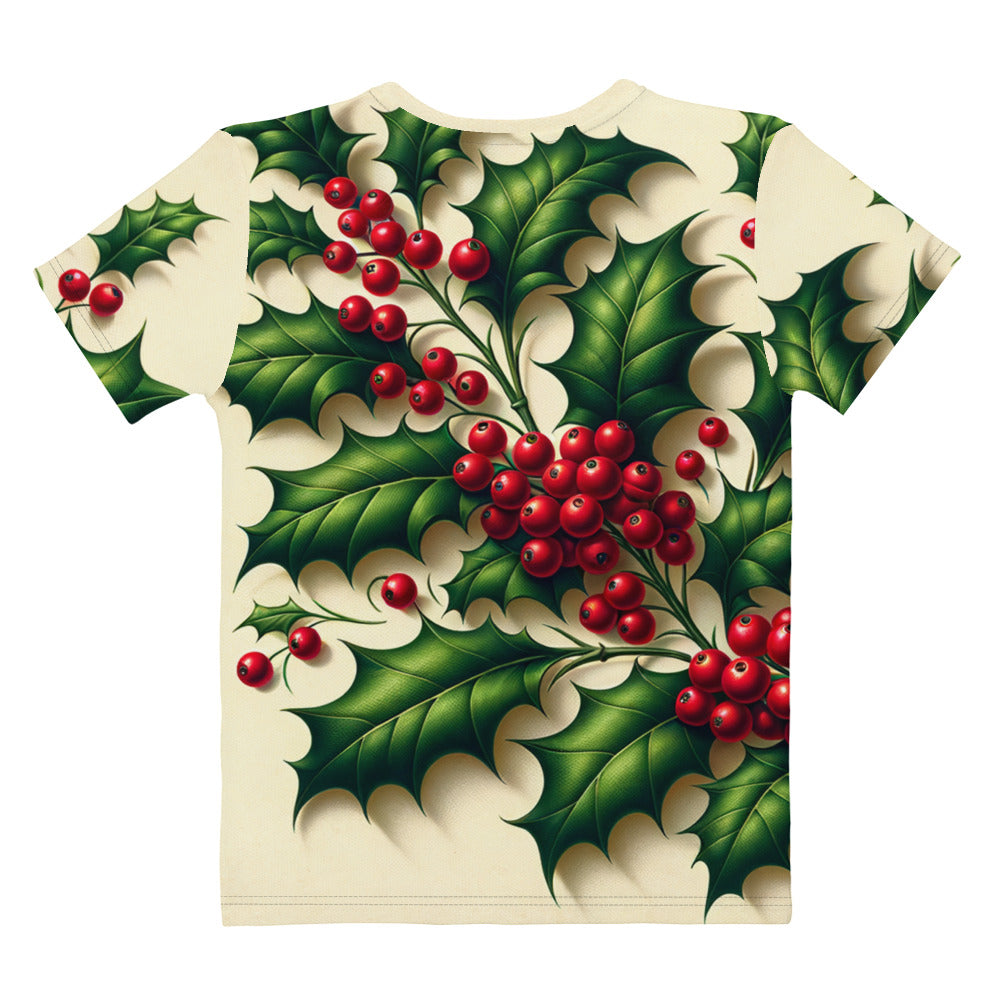 Whimsical Winter Wear Women's Crew Neck T-Shirt