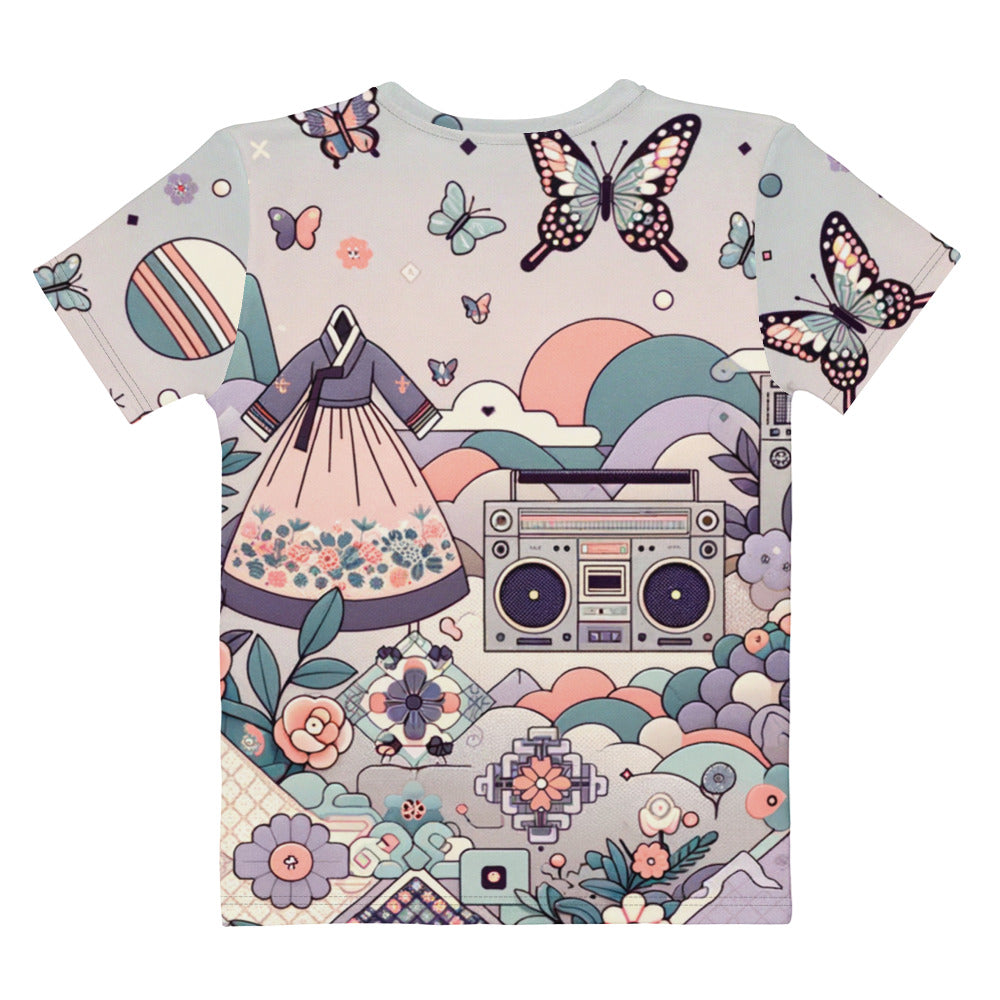 Hallyu Vibe Couture Women's Crew Neck T-Shirt