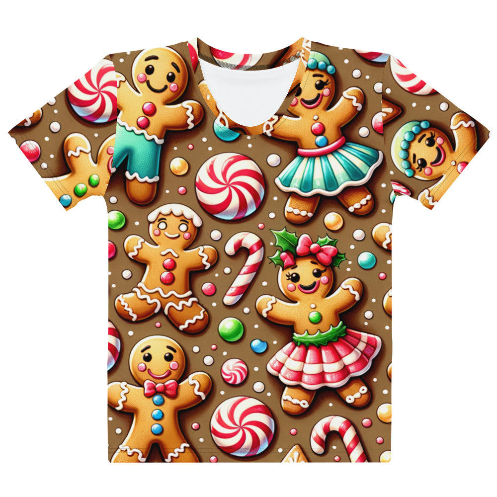 Whimsical Winter Wear Women's Crew Neck T-Shirt