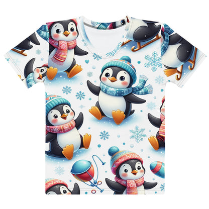 Whimsical Winter Wear Women's Crew Neck T-Shirt
