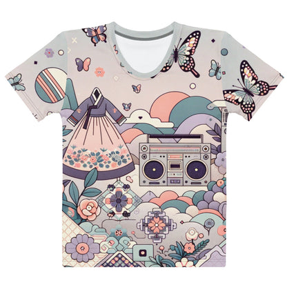 Hallyu Vibe Couture Women's Crew Neck T-Shirt