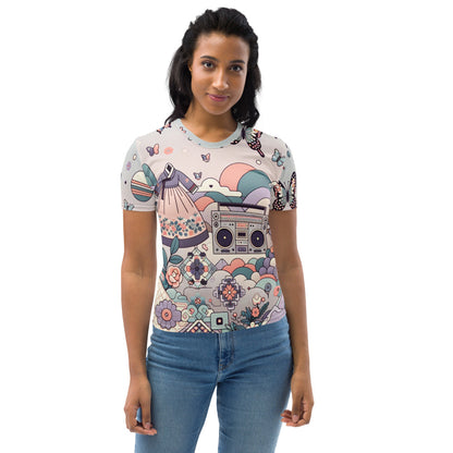 Hallyu Vibe Couture Women's Crew Neck T-Shirt