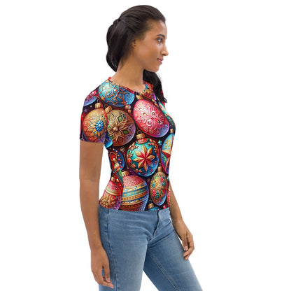 Whimsical Winter Wear Women's Crew Neck T-Shirt