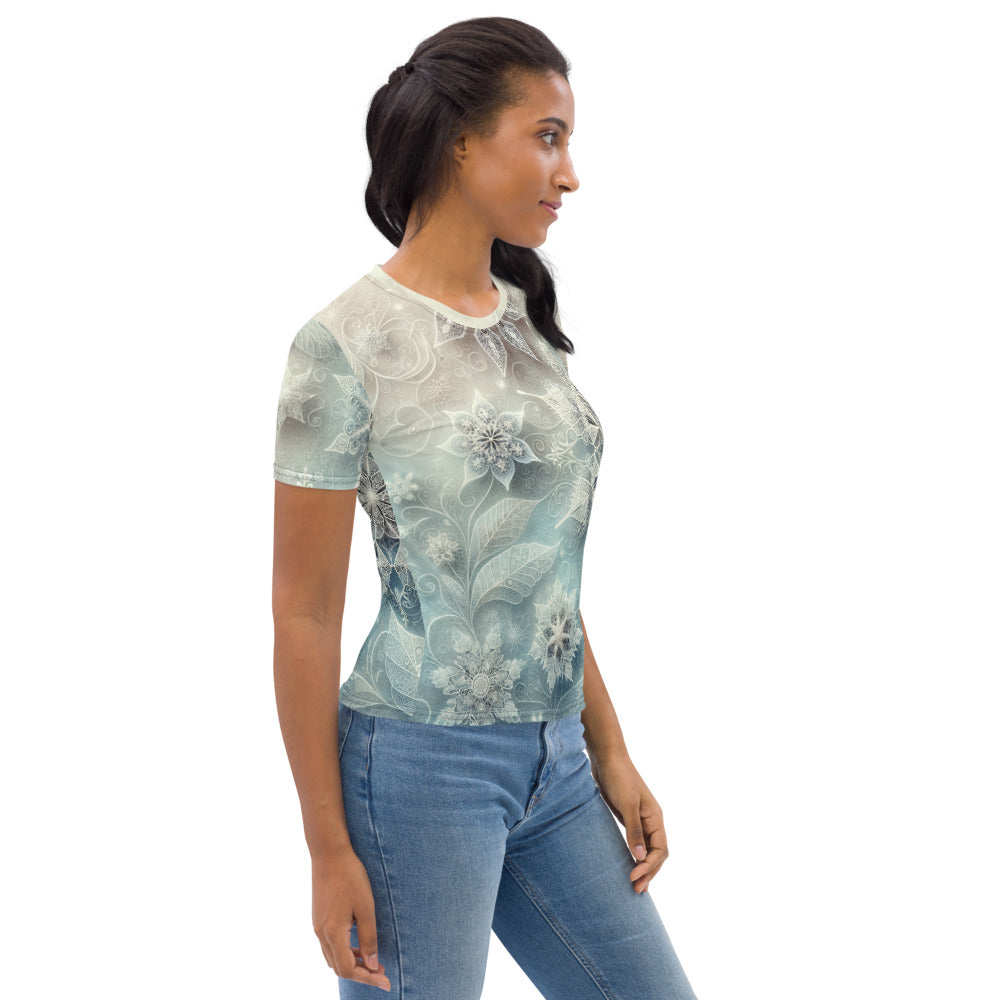 Whimsical Winter Wear Women's Crew Neck T-Shirt