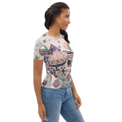 Hallyu Vibe Couture Women's Crew Neck T-Shirt