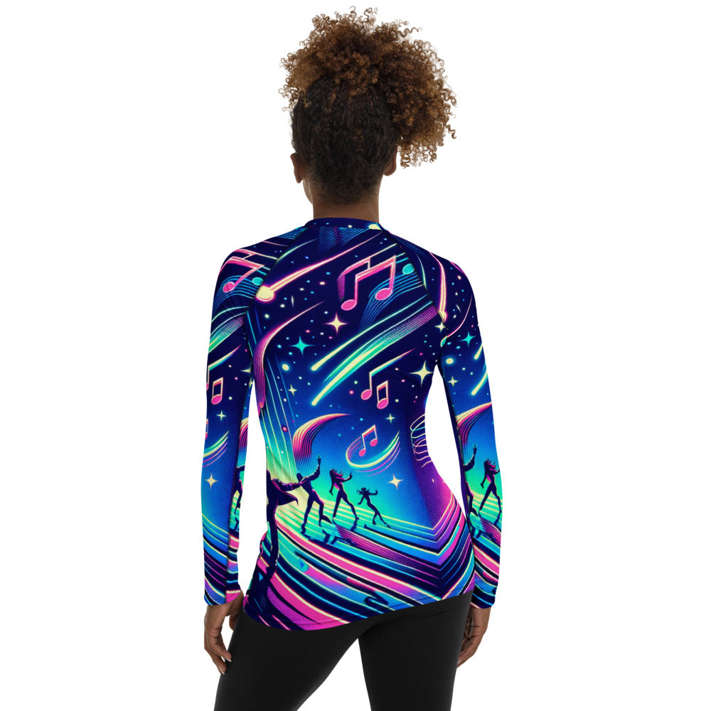 Hallyu Vibe Couture Women's Rash Guard