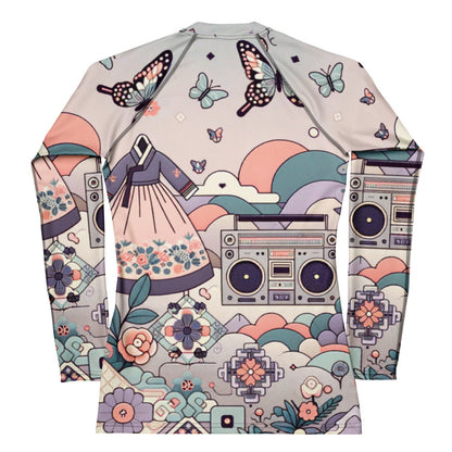 Hallyu Vibe Couture Women's Rash Guard