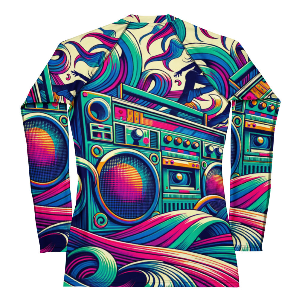 Hallyu Vibe Couture Women's Rash Guard