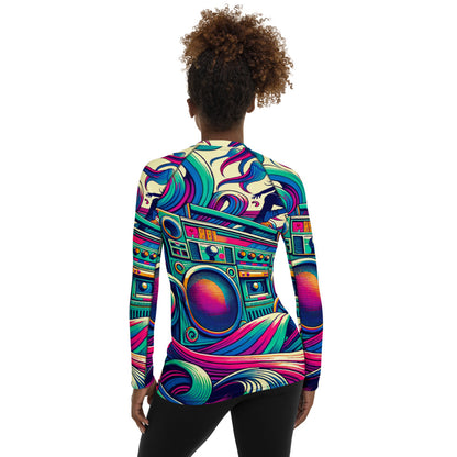 Hallyu Vibe Couture Women's Rash Guard