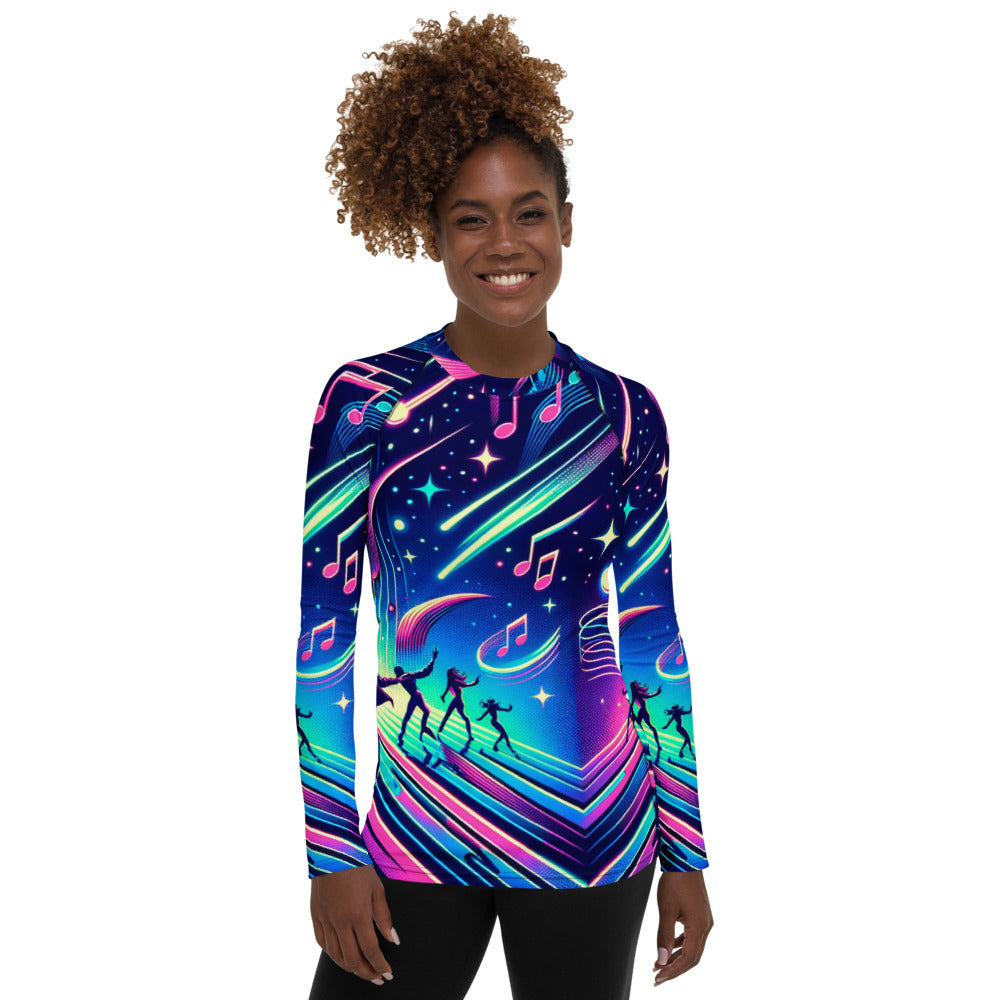 Hallyu Vibe Couture Women's Rash Guard