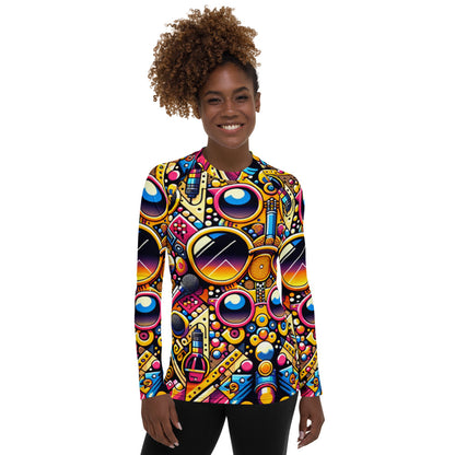 Hallyu Vibe Couture Women's Rash Guard