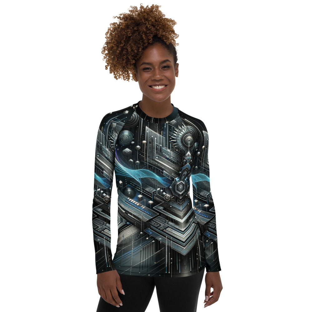 Hallyu Vibe Couture Women's Rash Guard