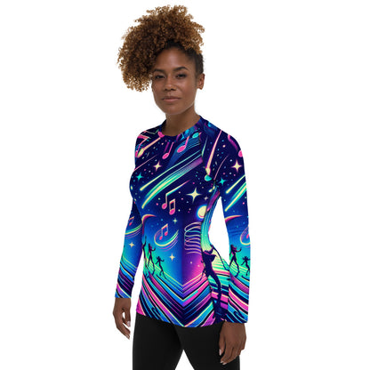 Hallyu Vibe Couture Women's Rash Guard