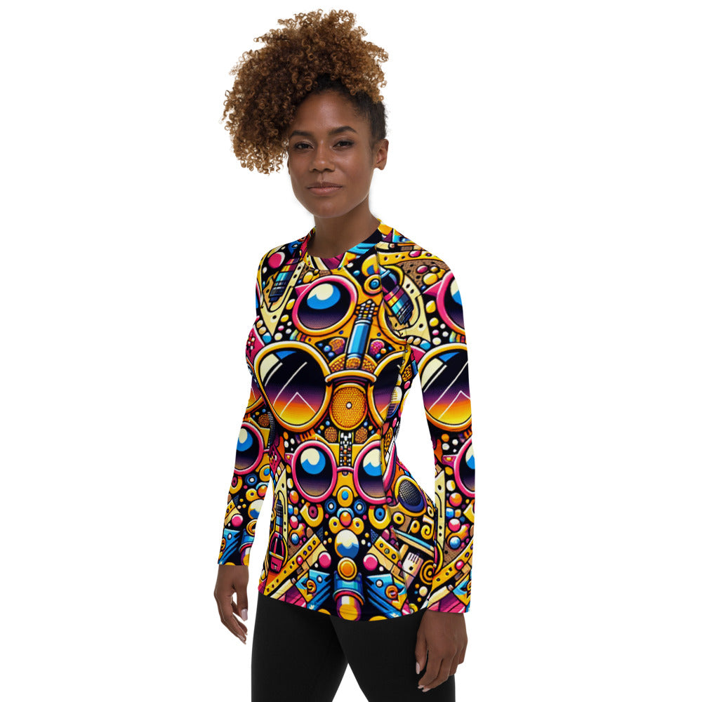 Hallyu Vibe Couture Women's Rash Guard
