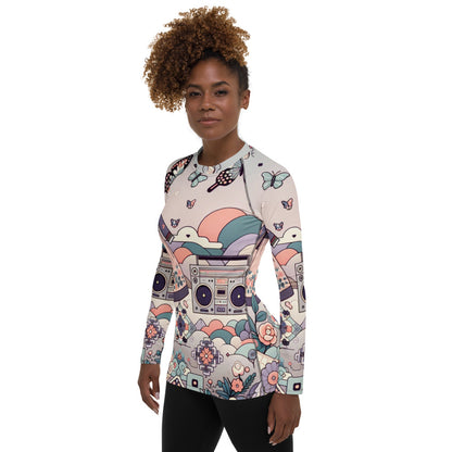 Hallyu Vibe Couture Women's Rash Guard