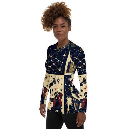 Hallyu Vibe Couture Women's Rash Guard