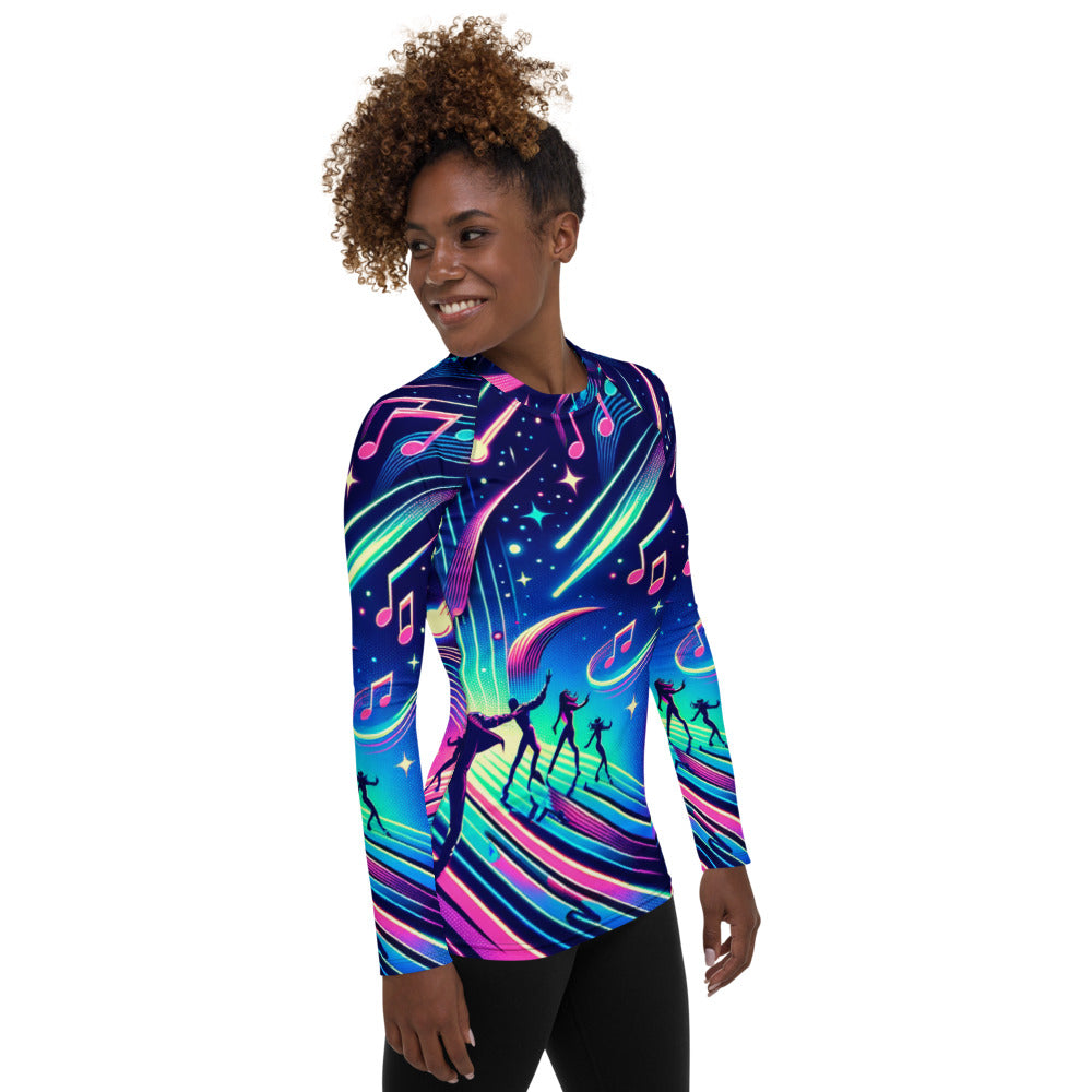 Hallyu Vibe Couture Women's Rash Guard