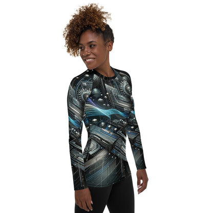Hallyu Vibe Couture Women's Rash Guard