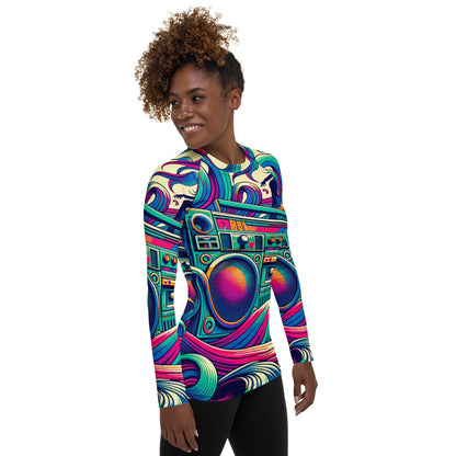 Hallyu Vibe Couture Women's Rash Guard