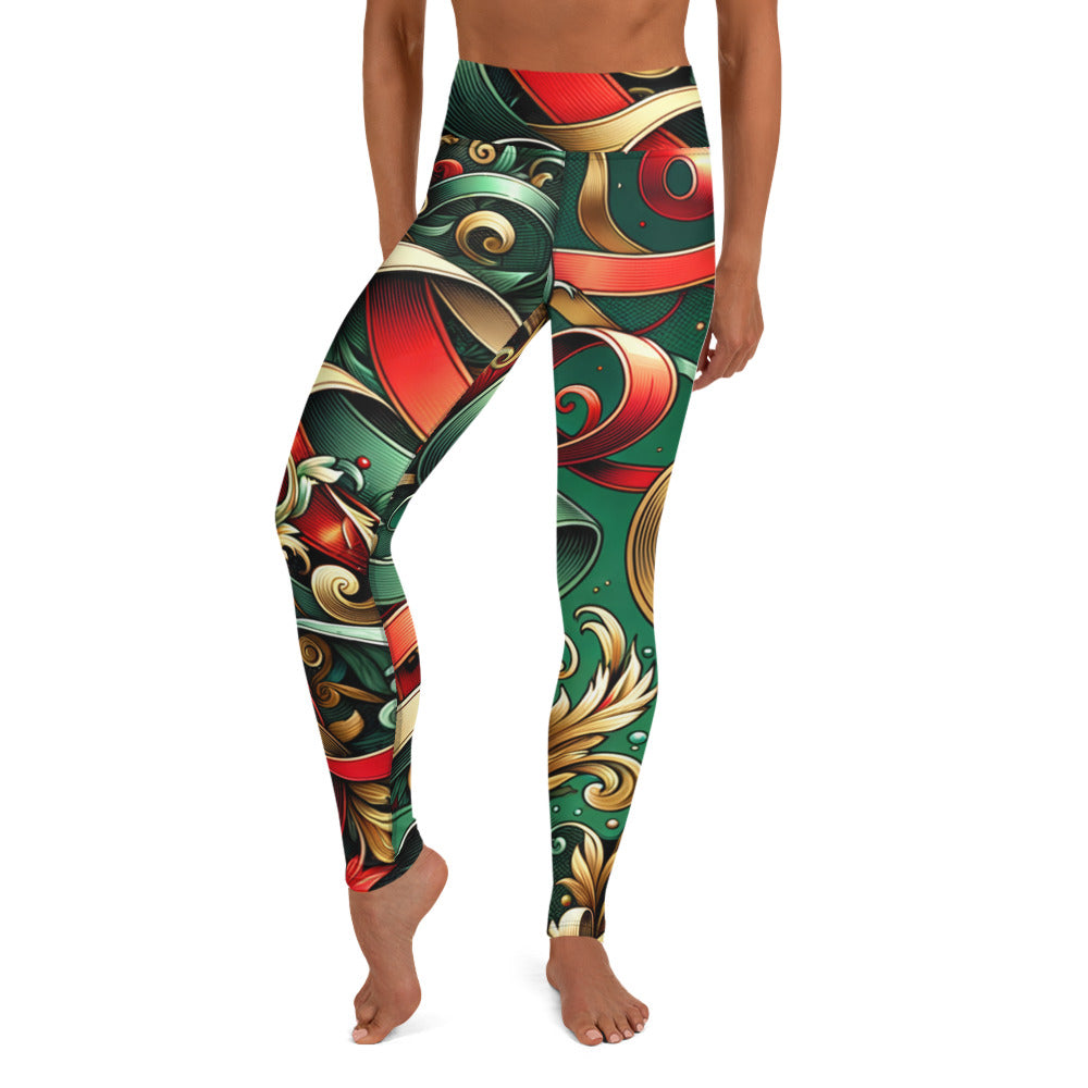 Whimsical Winter Wear Yoga Leggings