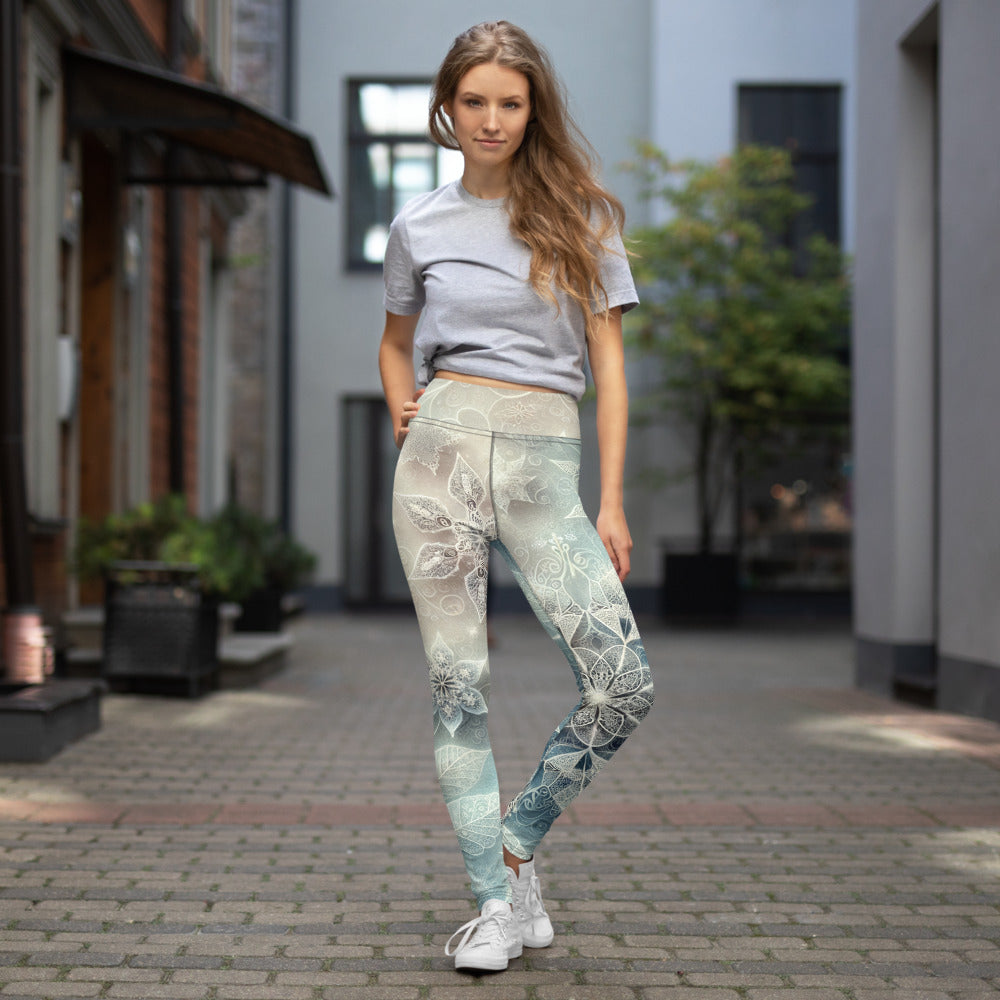 Whimsical Winter Wear Yoga Leggings
