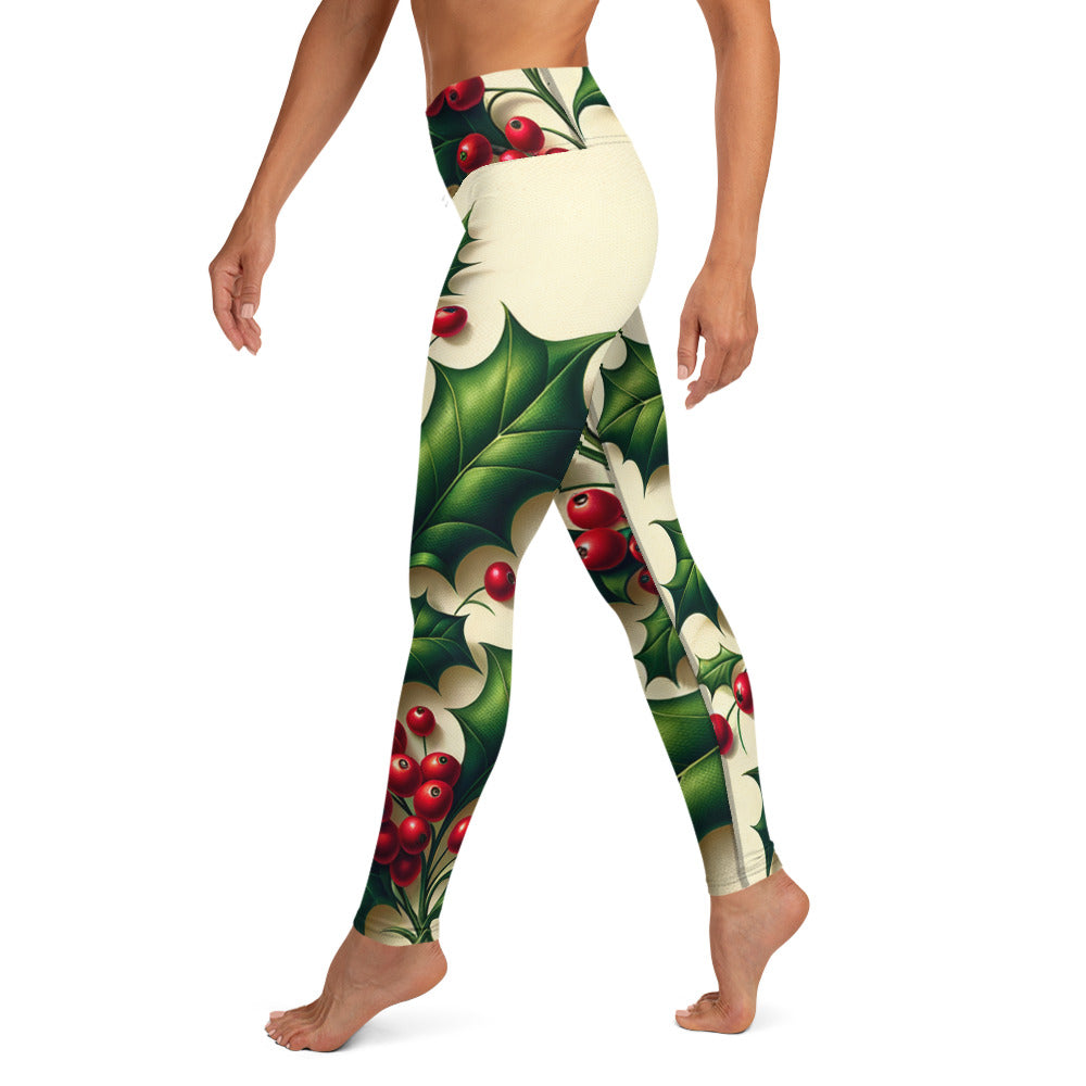 Whimsical Winter Wear Yoga Leggings