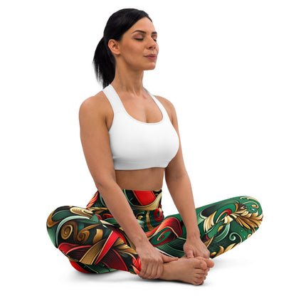 Whimsical Winter Wear Yoga Leggings