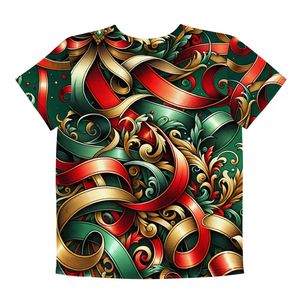 Whimsical Winter Wear Youth Crew Neck T-shirt