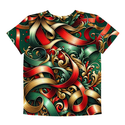 Whimsical Winter Wear Youth Crew Neck T-shirt
