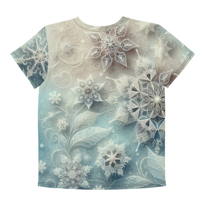 Whimsical Winter Wear Youth Crew Neck T-shirt