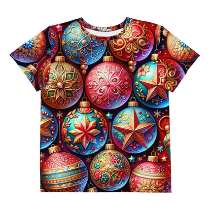 Whimsical Winter Wear Youth Crew Neck T-shirt