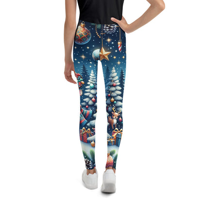 Whimsical Winter Wear Youth Leggings