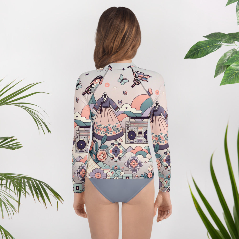 Hallyu Vibe Couture Youth Rash Guard
