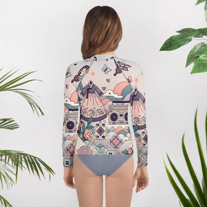 Hallyu Vibe Couture Youth Rash Guard