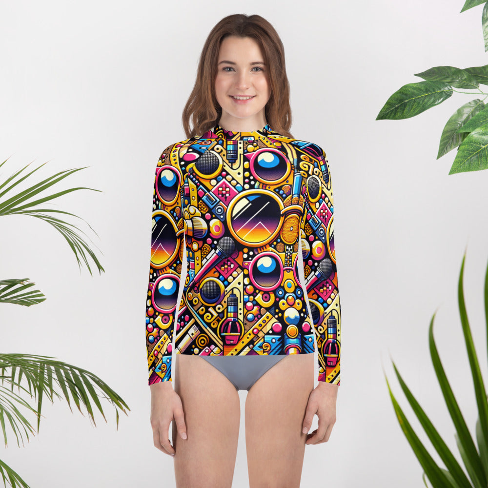 Hallyu Vibe Couture Youth Rash Guard