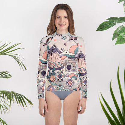 Hallyu Vibe Couture Youth Rash Guard